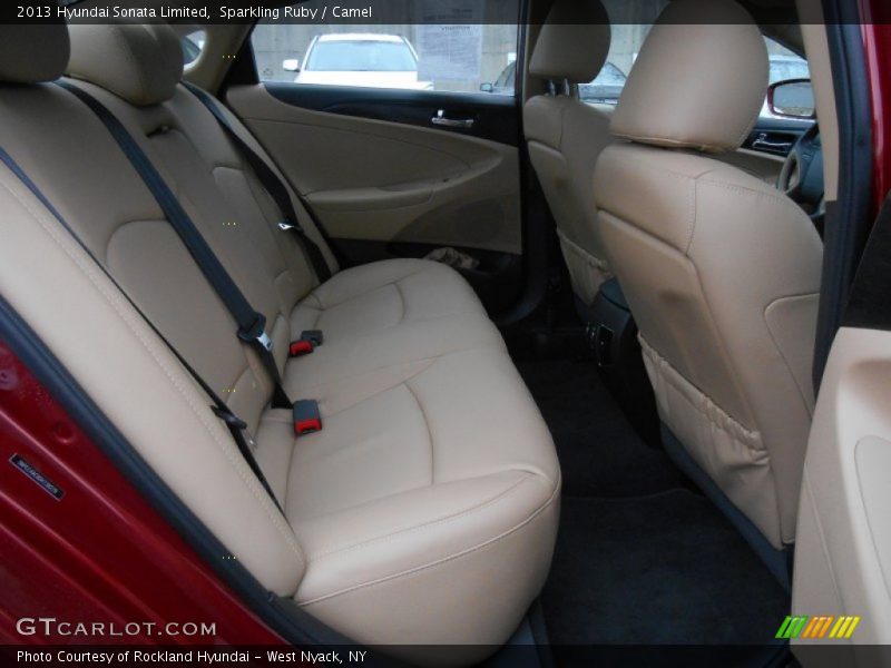 Sparkling Ruby / Camel 2013 Hyundai Sonata Limited