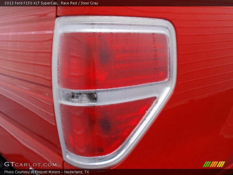 Race Red / Steel Gray 2013 Ford F150 XLT SuperCab