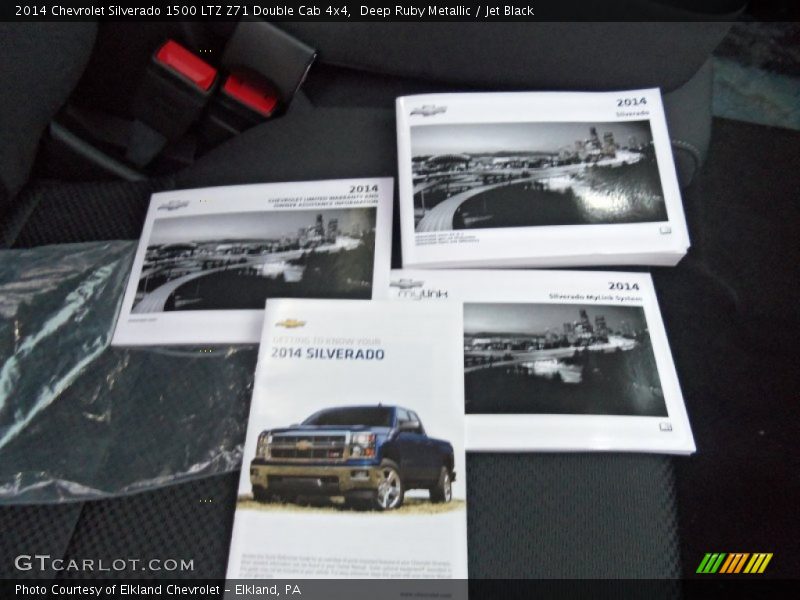 Deep Ruby Metallic / Jet Black 2014 Chevrolet Silverado 1500 LTZ Z71 Double Cab 4x4
