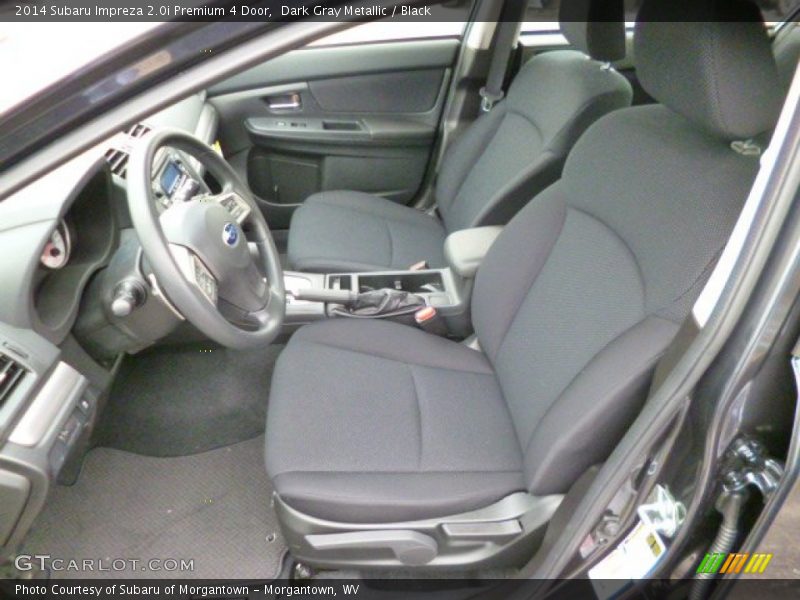 Dark Gray Metallic / Black 2014 Subaru Impreza 2.0i Premium 4 Door