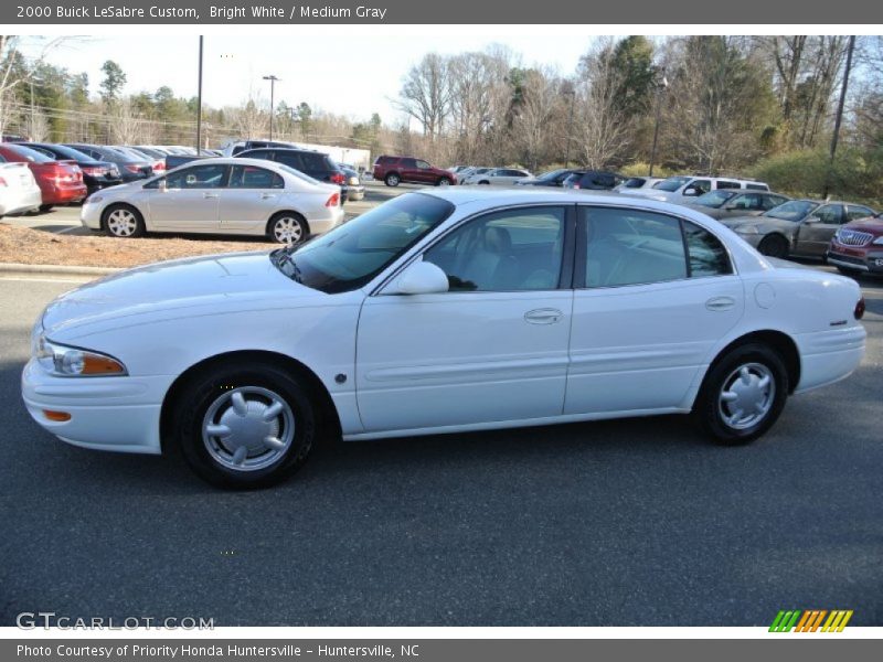 Bright White / Medium Gray 2000 Buick LeSabre Custom