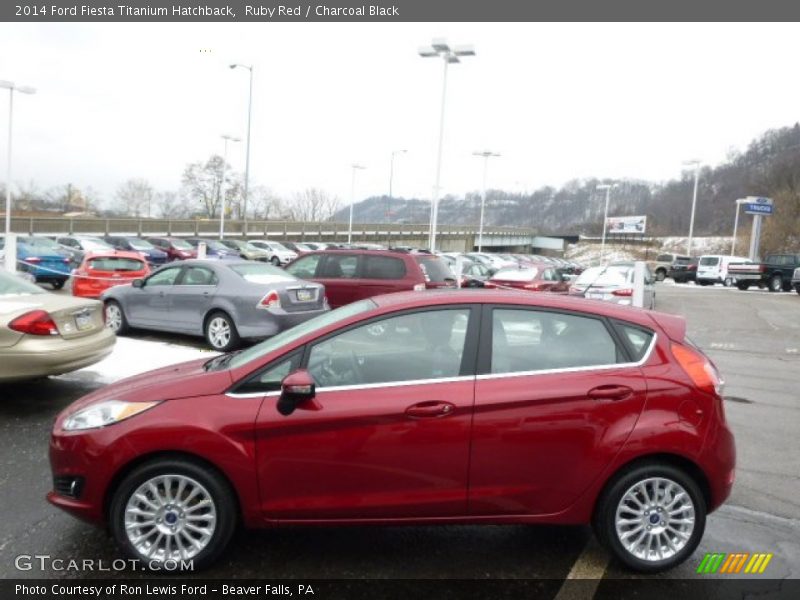  2014 Fiesta Titanium Hatchback Ruby Red