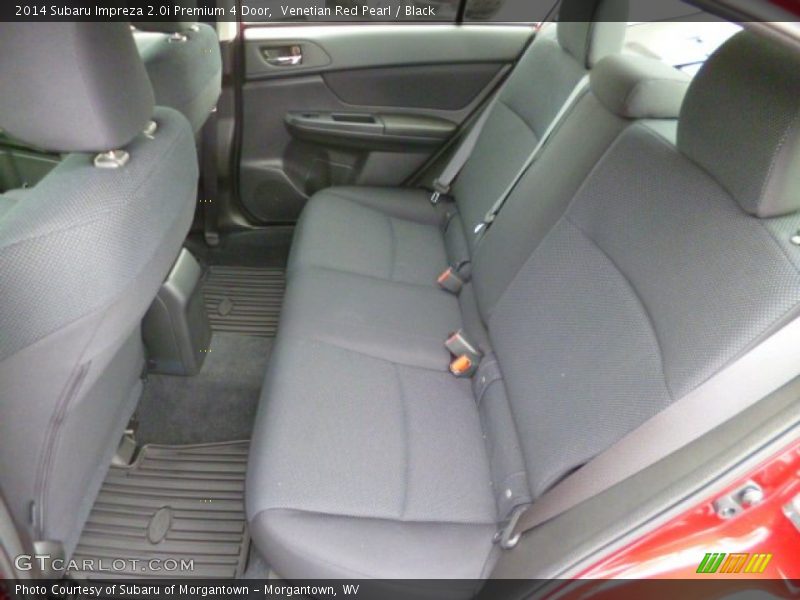 Rear Seat of 2014 Impreza 2.0i Premium 4 Door