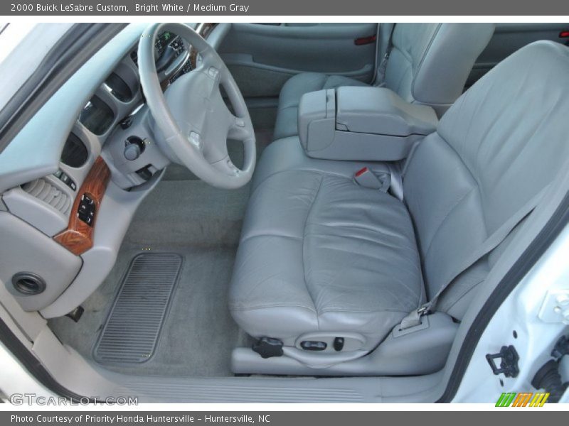 Bright White / Medium Gray 2000 Buick LeSabre Custom