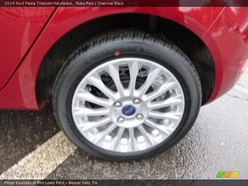 Ruby Red / Charcoal Black 2014 Ford Fiesta Titanium Hatchback