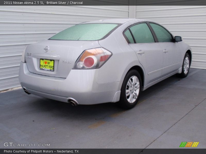 Brilliant Silver / Charcoal 2011 Nissan Altima 2.5 SL