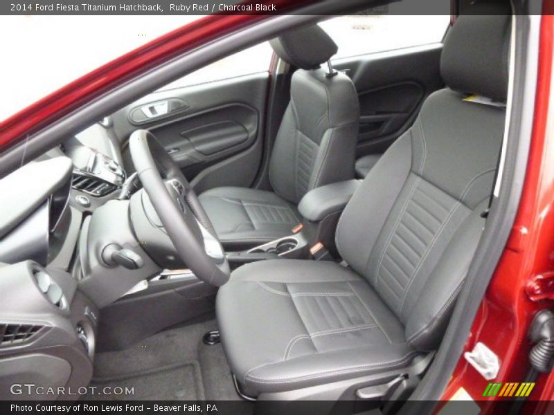 Front Seat of 2014 Fiesta Titanium Hatchback