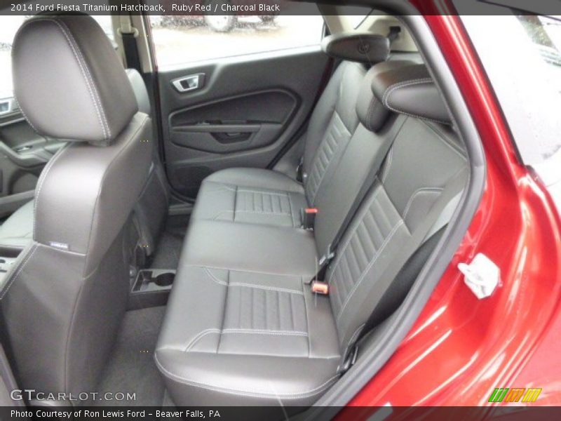 Rear Seat of 2014 Fiesta Titanium Hatchback