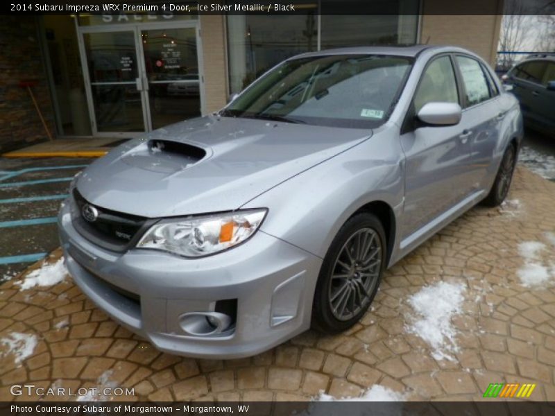 Ice Silver Metallic / Black 2014 Subaru Impreza WRX Premium 4 Door