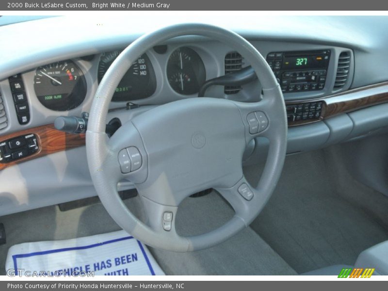 Bright White / Medium Gray 2000 Buick LeSabre Custom