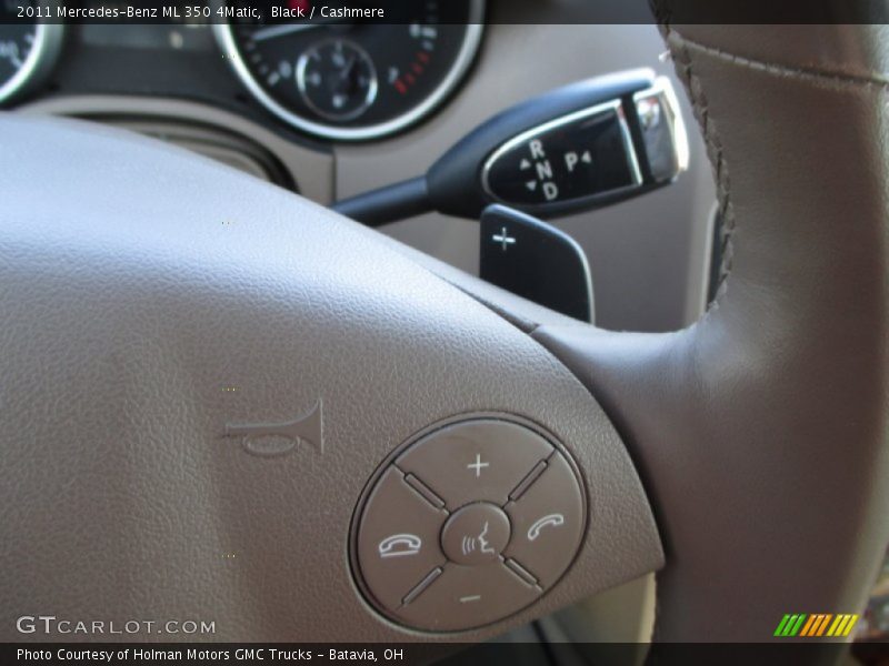 Black / Cashmere 2011 Mercedes-Benz ML 350 4Matic