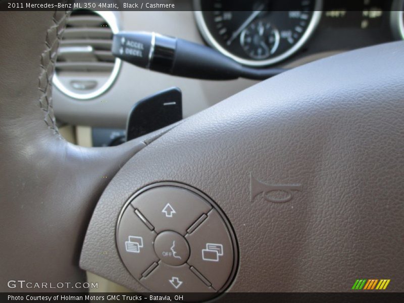 Black / Cashmere 2011 Mercedes-Benz ML 350 4Matic