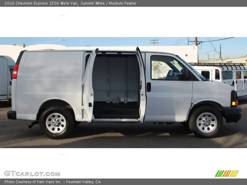 Summit White / Medium Pewter 2010 Chevrolet Express 1500 Work Van