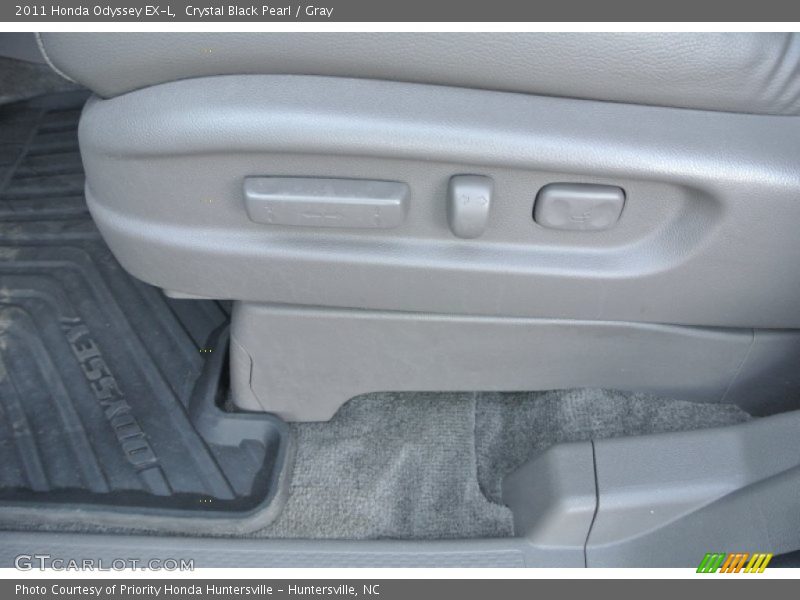 Crystal Black Pearl / Gray 2011 Honda Odyssey EX-L