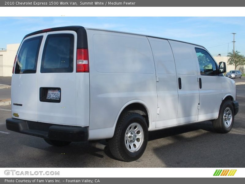 Summit White / Medium Pewter 2010 Chevrolet Express 1500 Work Van