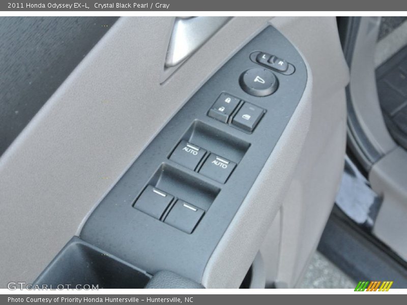 Crystal Black Pearl / Gray 2011 Honda Odyssey EX-L