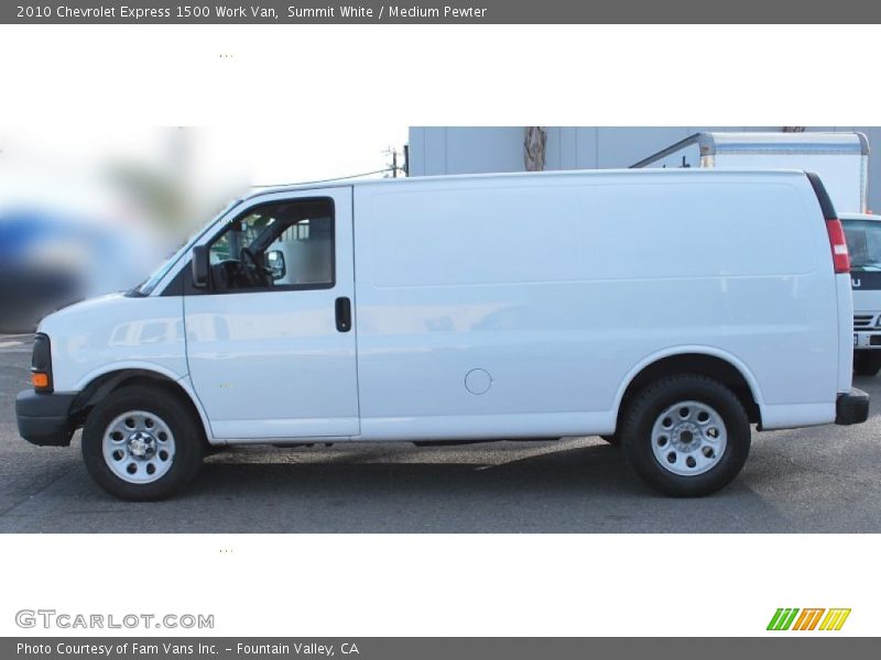Summit White / Medium Pewter 2010 Chevrolet Express 1500 Work Van