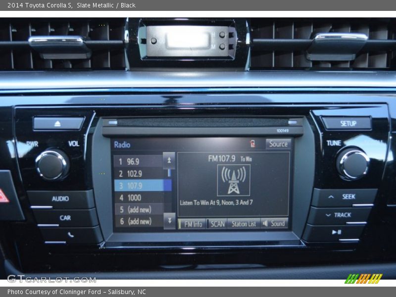 Audio System of 2014 Corolla S
