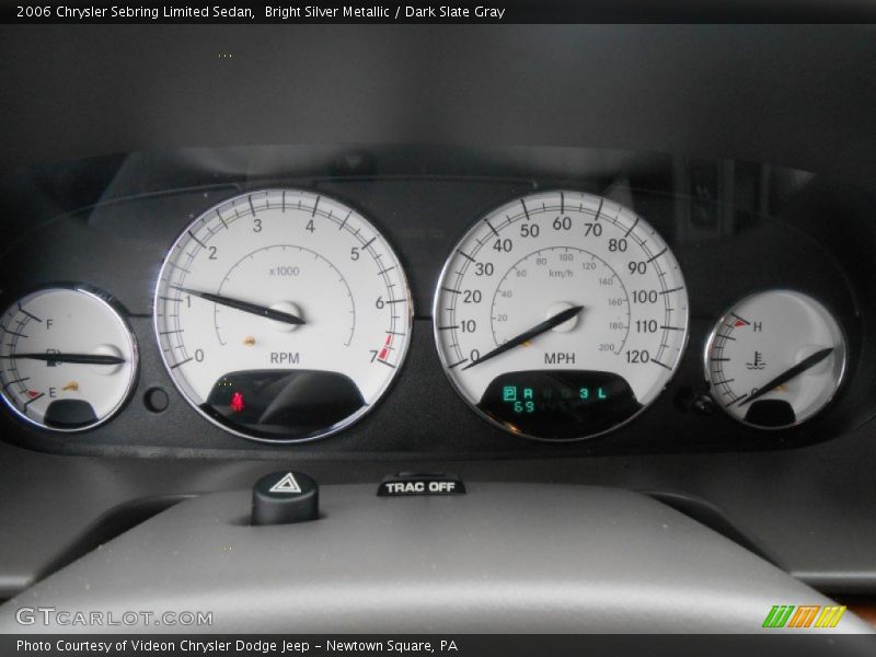  2006 Sebring Limited Sedan Limited Sedan Gauges