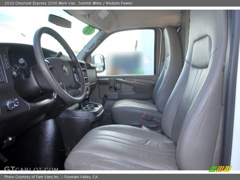 Summit White / Medium Pewter 2010 Chevrolet Express 1500 Work Van