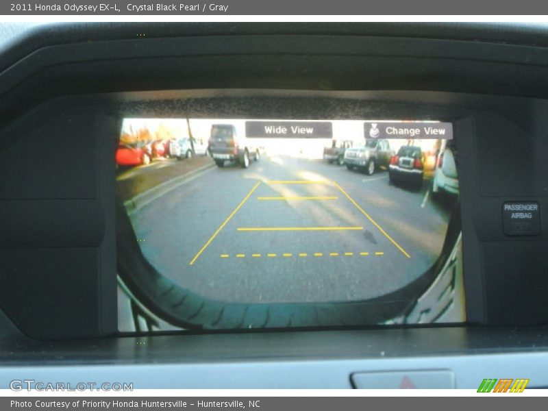 Crystal Black Pearl / Gray 2011 Honda Odyssey EX-L