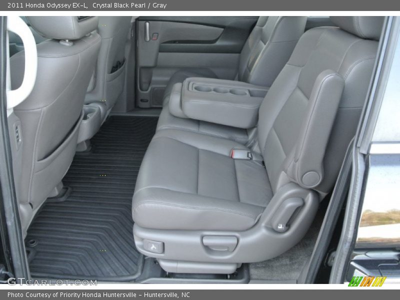 Crystal Black Pearl / Gray 2011 Honda Odyssey EX-L