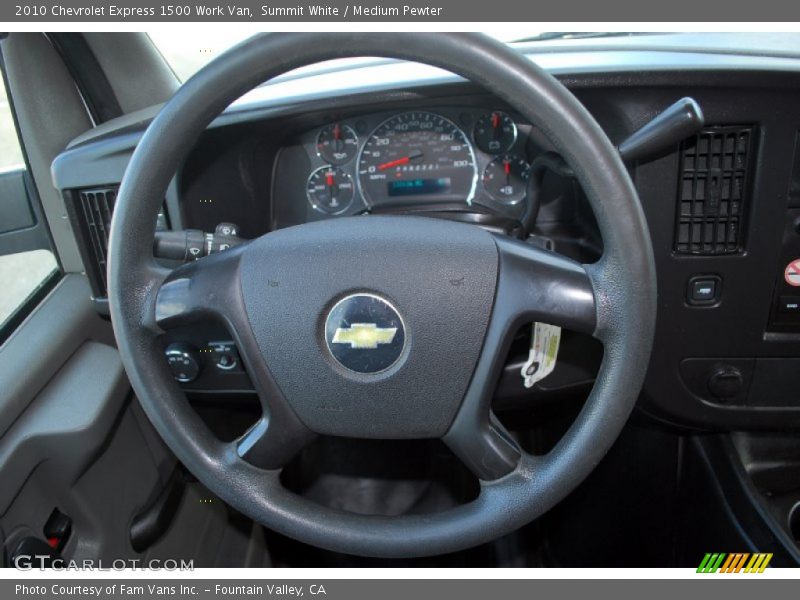 Summit White / Medium Pewter 2010 Chevrolet Express 1500 Work Van