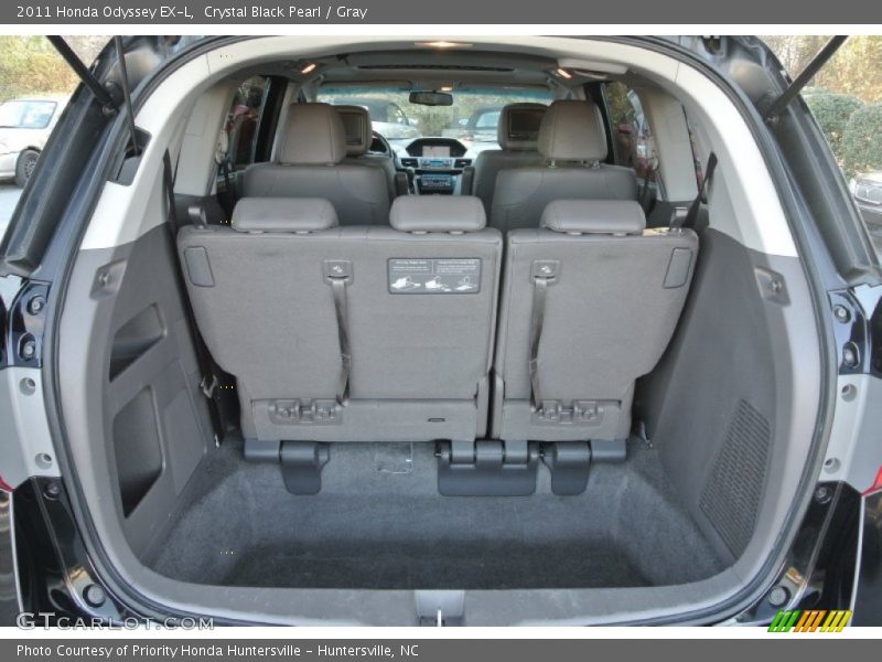 Crystal Black Pearl / Gray 2011 Honda Odyssey EX-L