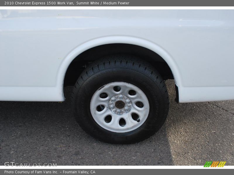 Summit White / Medium Pewter 2010 Chevrolet Express 1500 Work Van