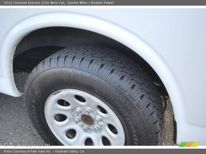Summit White / Medium Pewter 2010 Chevrolet Express 1500 Work Van