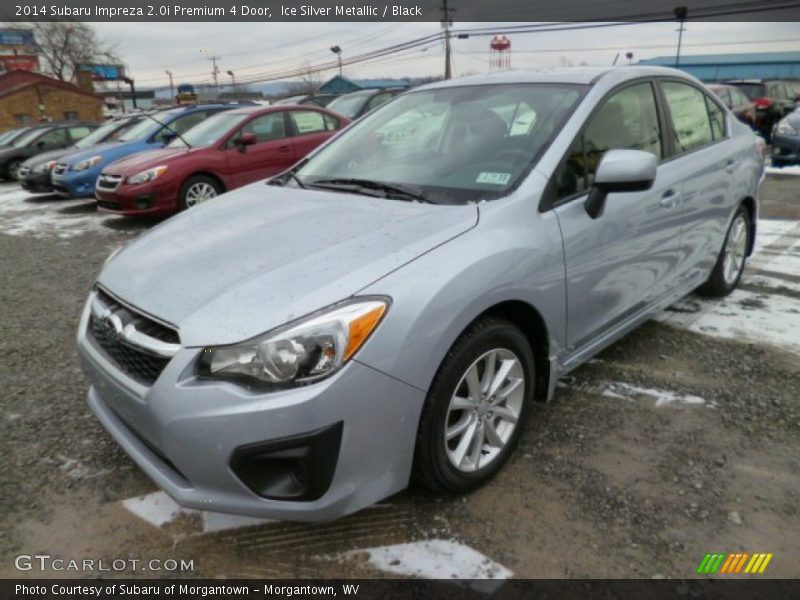 Ice Silver Metallic / Black 2014 Subaru Impreza 2.0i Premium 4 Door