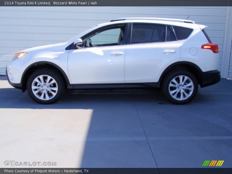  2014 RAV4 Limited Blizzard White Pearl