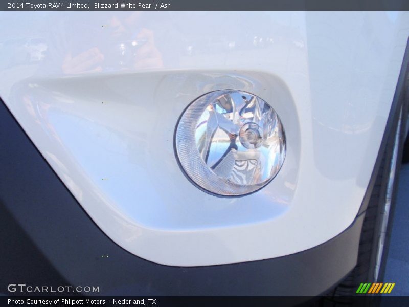 Blizzard White Pearl / Ash 2014 Toyota RAV4 Limited