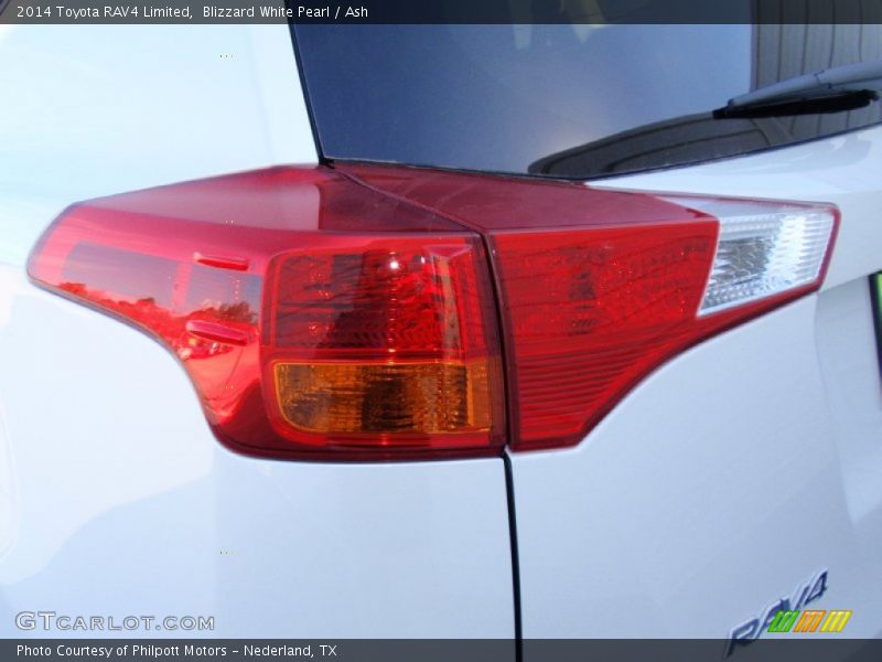 Blizzard White Pearl / Ash 2014 Toyota RAV4 Limited