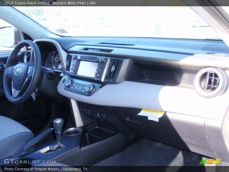 Blizzard White Pearl / Ash 2014 Toyota RAV4 Limited