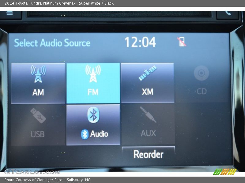 Audio System of 2014 Tundra Platinum Crewmax