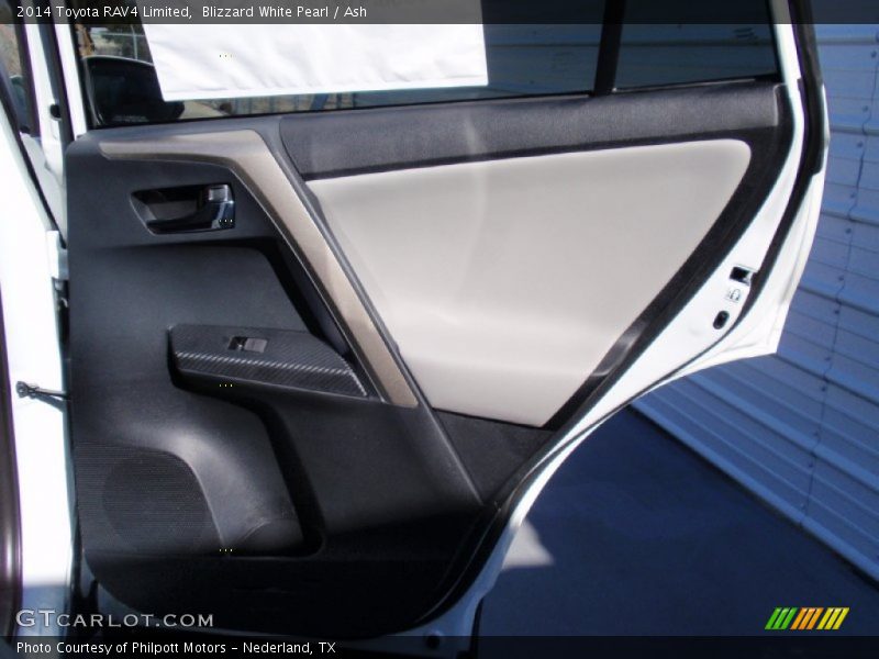 Blizzard White Pearl / Ash 2014 Toyota RAV4 Limited