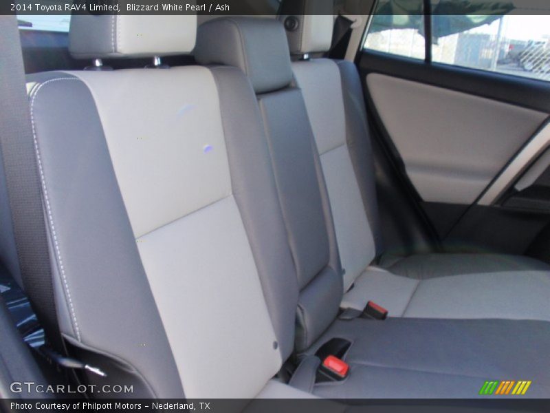 Blizzard White Pearl / Ash 2014 Toyota RAV4 Limited