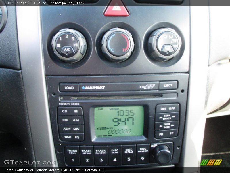 Yellow Jacket / Black 2004 Pontiac GTO Coupe