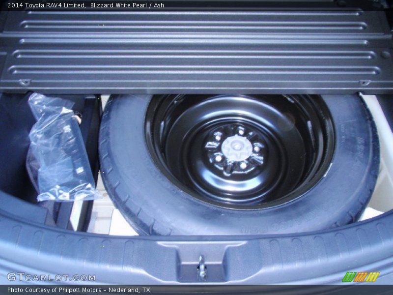 Blizzard White Pearl / Ash 2014 Toyota RAV4 Limited