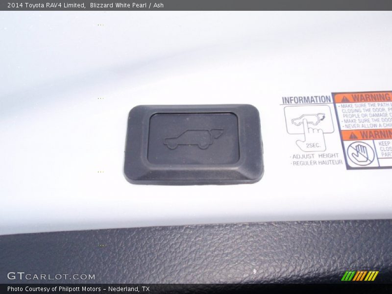 Blizzard White Pearl / Ash 2014 Toyota RAV4 Limited