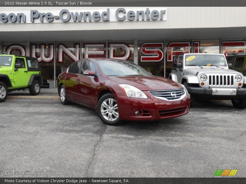 Tuscan Sun / Blonde 2012 Nissan Altima 2.5 SL