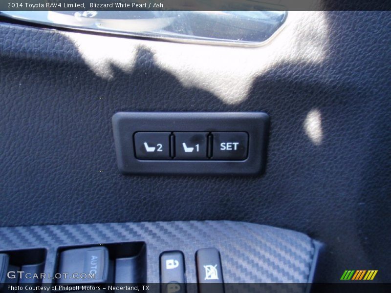 Blizzard White Pearl / Ash 2014 Toyota RAV4 Limited