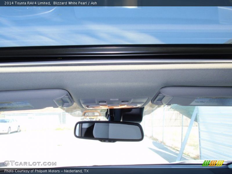 Blizzard White Pearl / Ash 2014 Toyota RAV4 Limited