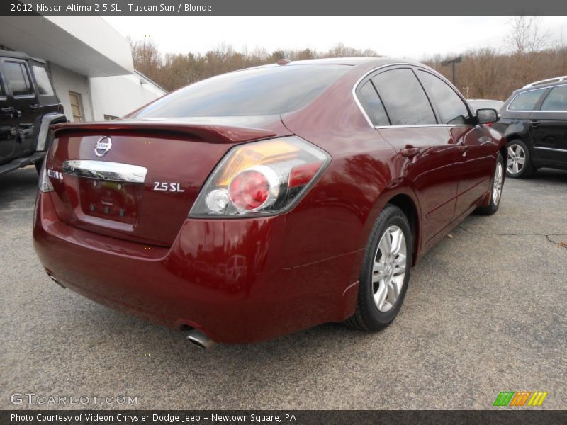 Tuscan Sun / Blonde 2012 Nissan Altima 2.5 SL