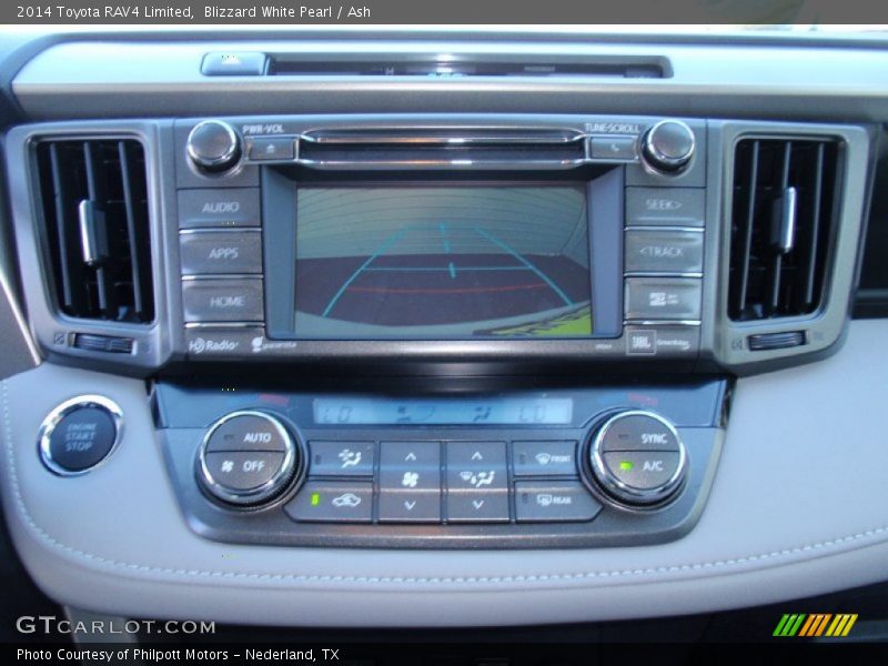 Blizzard White Pearl / Ash 2014 Toyota RAV4 Limited