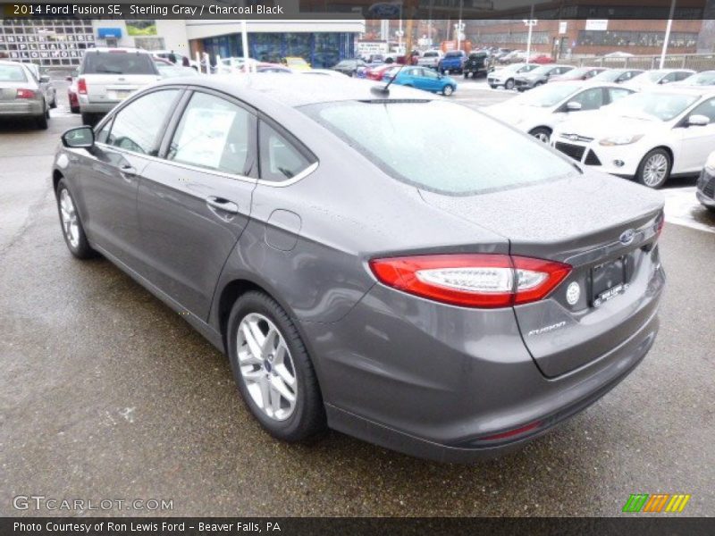 Sterling Gray / Charcoal Black 2014 Ford Fusion SE