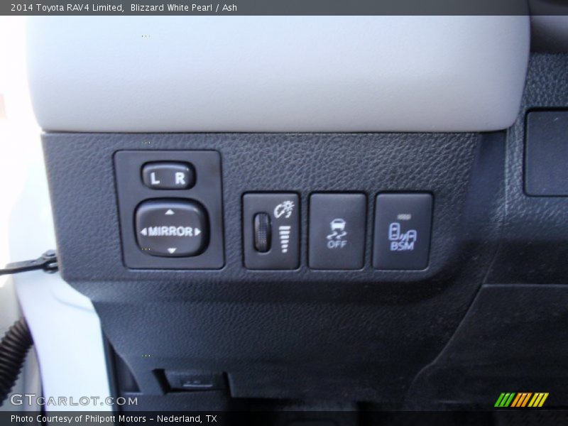 Blizzard White Pearl / Ash 2014 Toyota RAV4 Limited