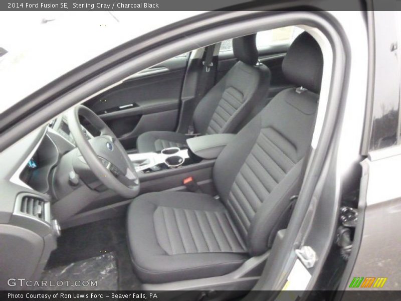 Sterling Gray / Charcoal Black 2014 Ford Fusion SE