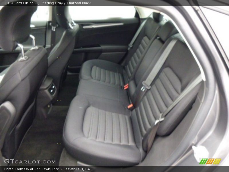Sterling Gray / Charcoal Black 2014 Ford Fusion SE